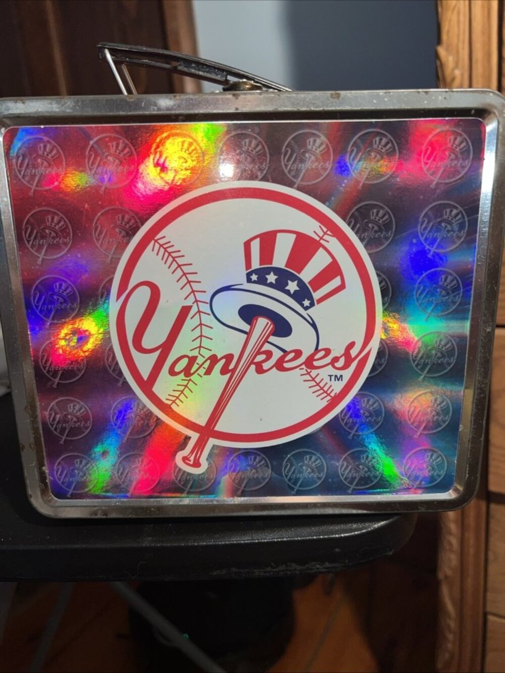 1999 MLB New York Yankees Lunchbox & 6 Yankee Themed Items Fathers Day Gifts